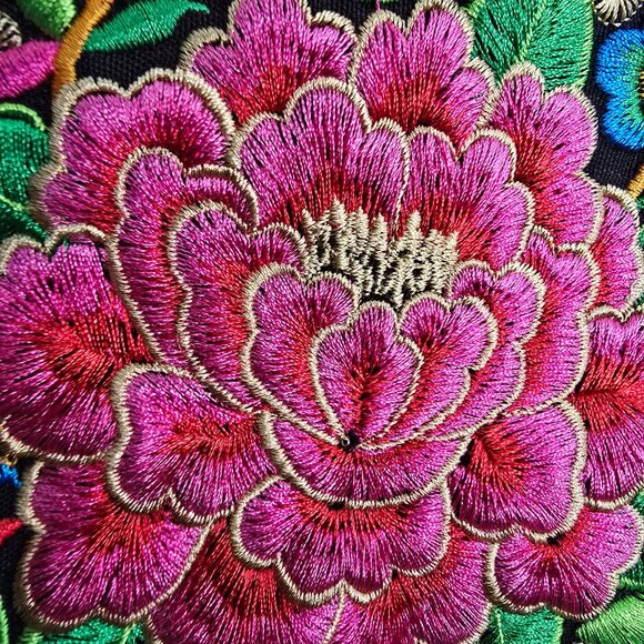 MISSGUIDED Camo Utility Jacket with Embroidered Back – Size 4 - Picture 8 of 11